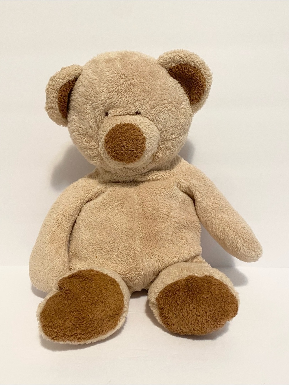 Ty Pluffies Blue Baby Bear Teddy Stuffed Plush NO Pajamas PJ's Animal